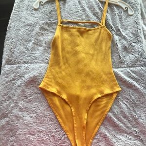 ZAFUL yellow bodysuit/tank
